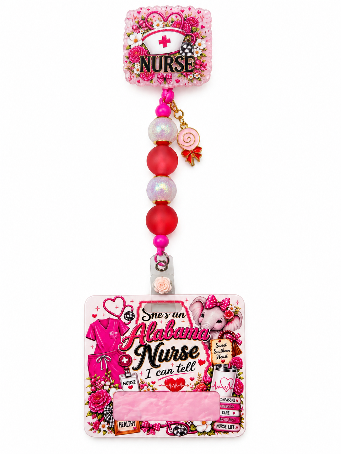 Made by Softly Smith badge reel