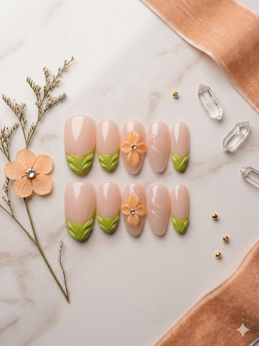 Peach Petal French Set