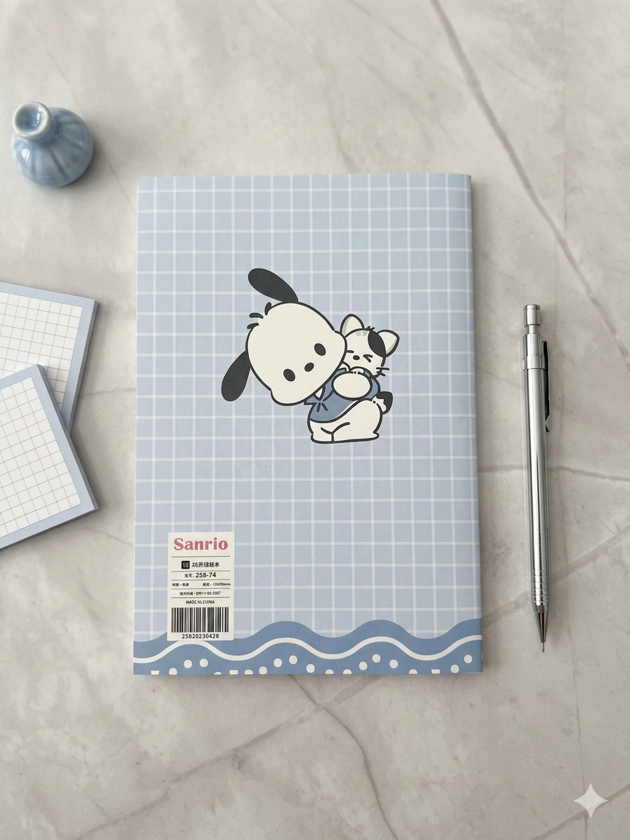 Blue Pocha Dream A5 Notebook