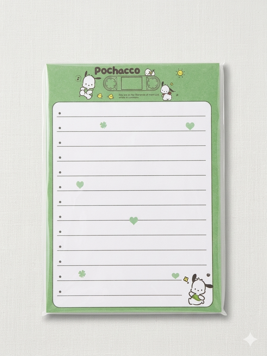 Pocha Cozy Notes 🍔 | A7 Mini Soft Notes Pad