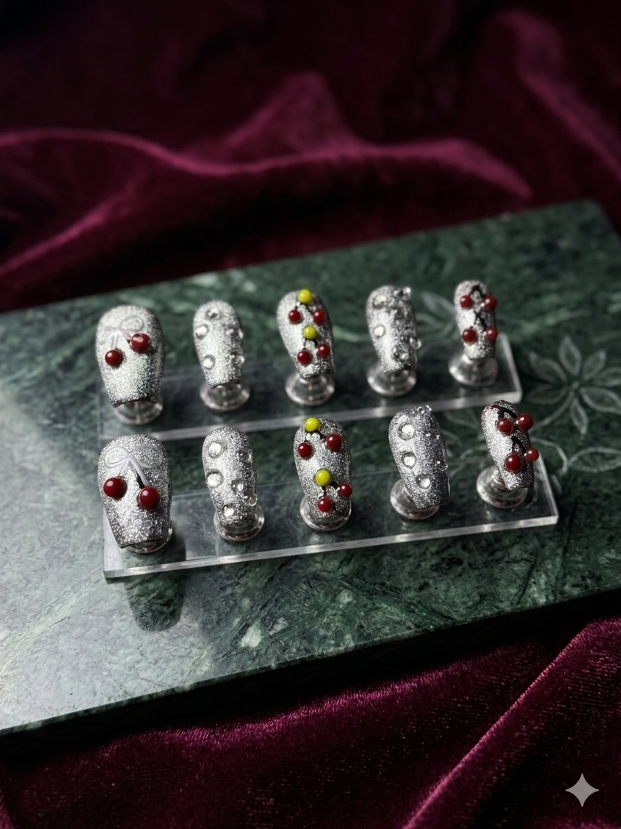Chrome Cherry Drip Set