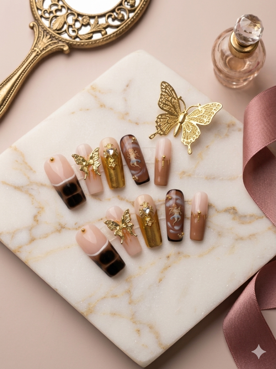 Golden Muse Butterfly Set