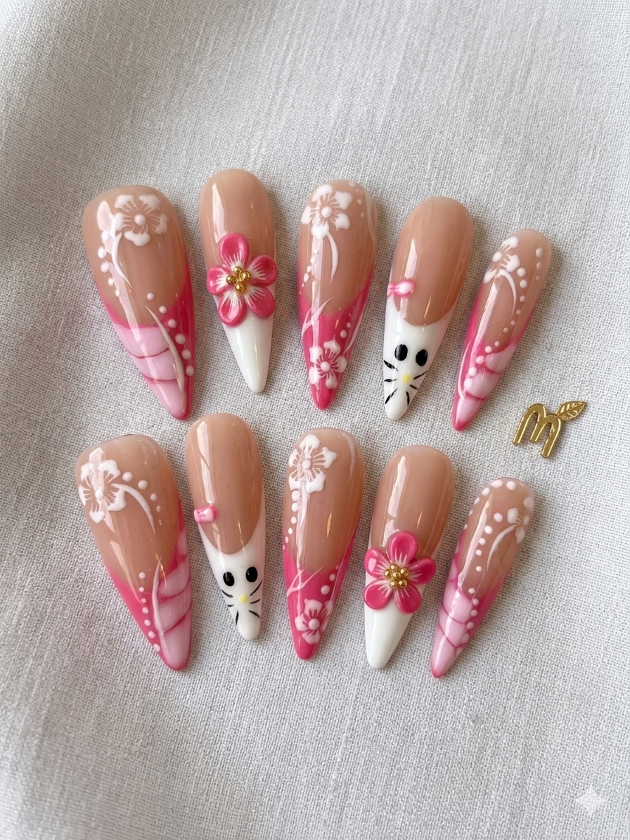 Blush Kitty Bloom Set