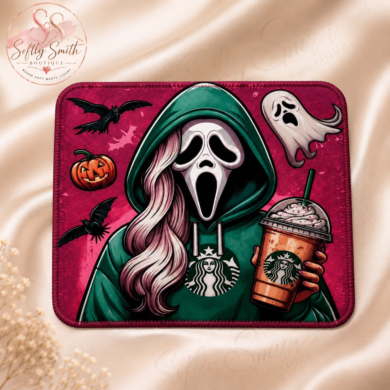 Ghostface Coffee Mouse Pad