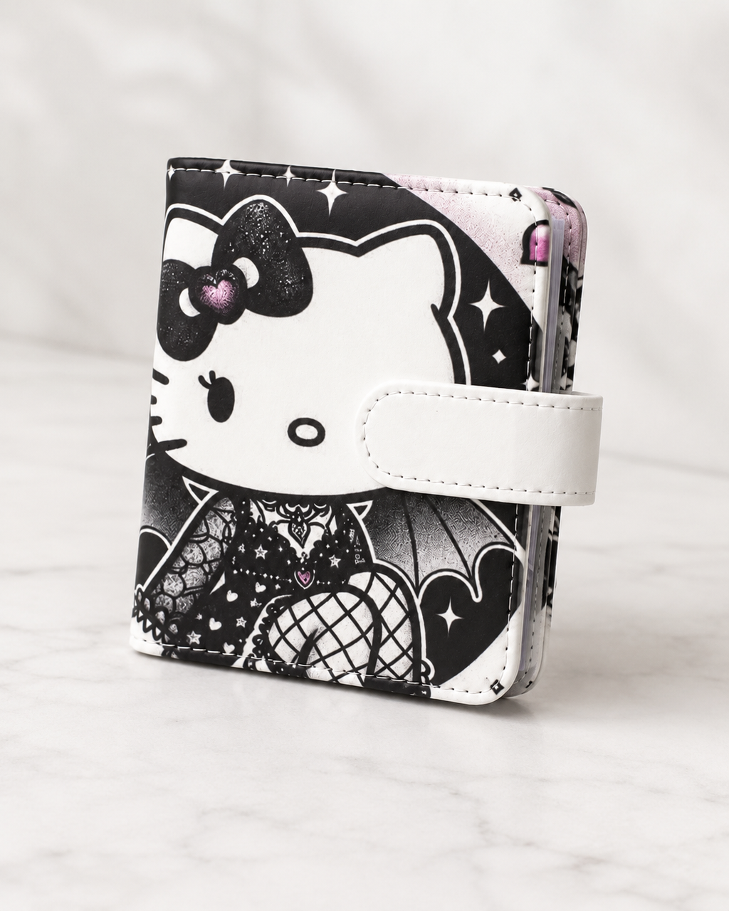 Gothic kitty M5 binder angled view