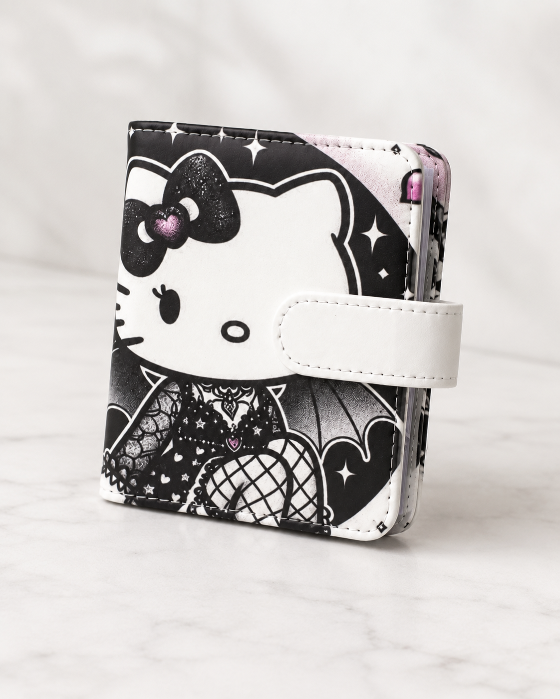 Gothic kitty M5 binder angled view