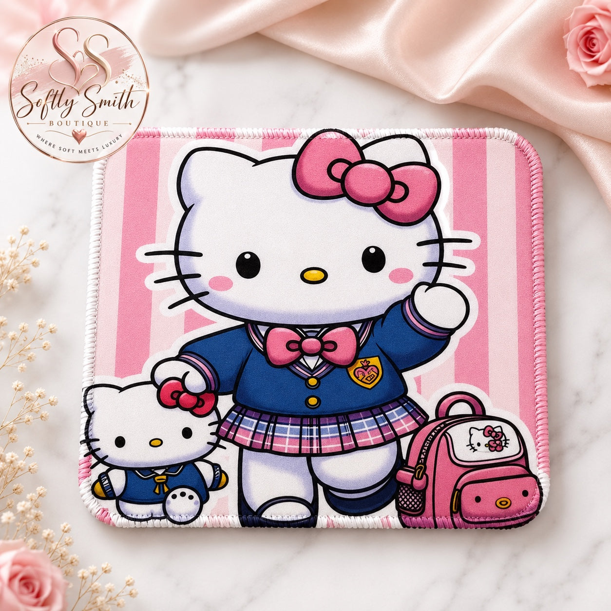 Hello Kitty School Mouse Pad