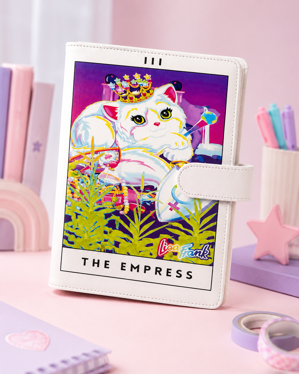 Lisa Frank The Empress A5 binder angled product view