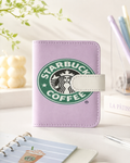 Lavender M5 coffee binder front view