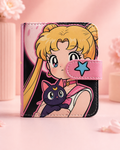 Pink Girl M5 binder planner closed front view
