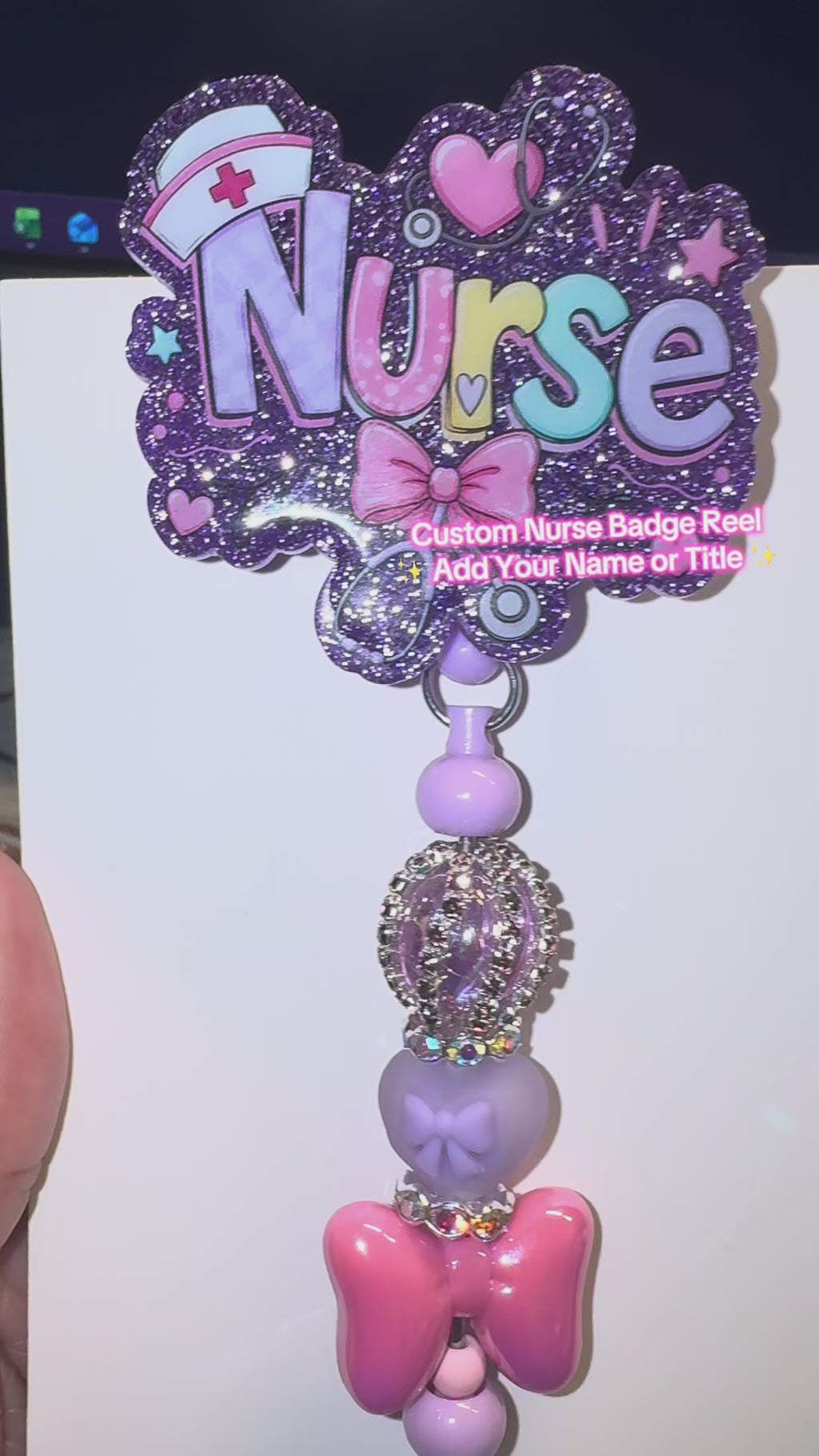 Personalized Nurse Badge Reel & Badge Buddy Set