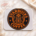 Spooky Coffee Mouse Pad