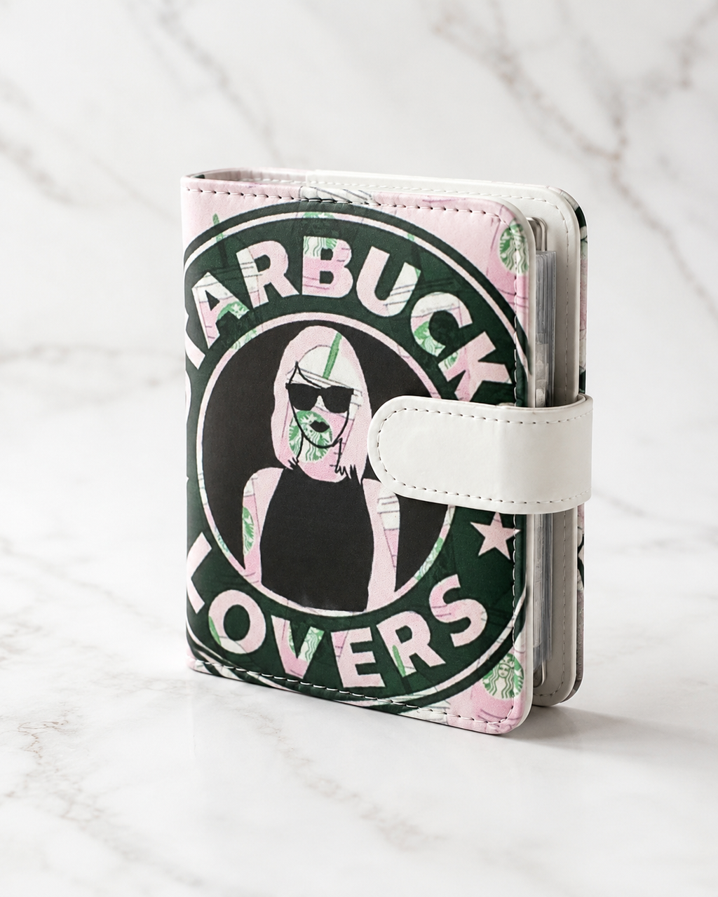 Starbucks Lovers M6 binder three quarter view