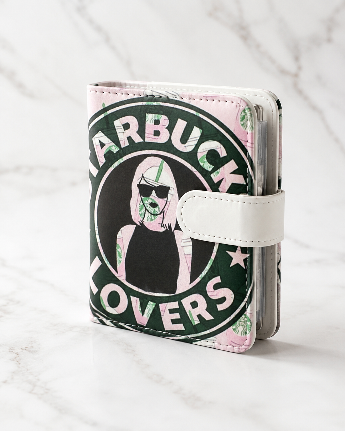 Starbucks Lovers M6 binder three quarter view
