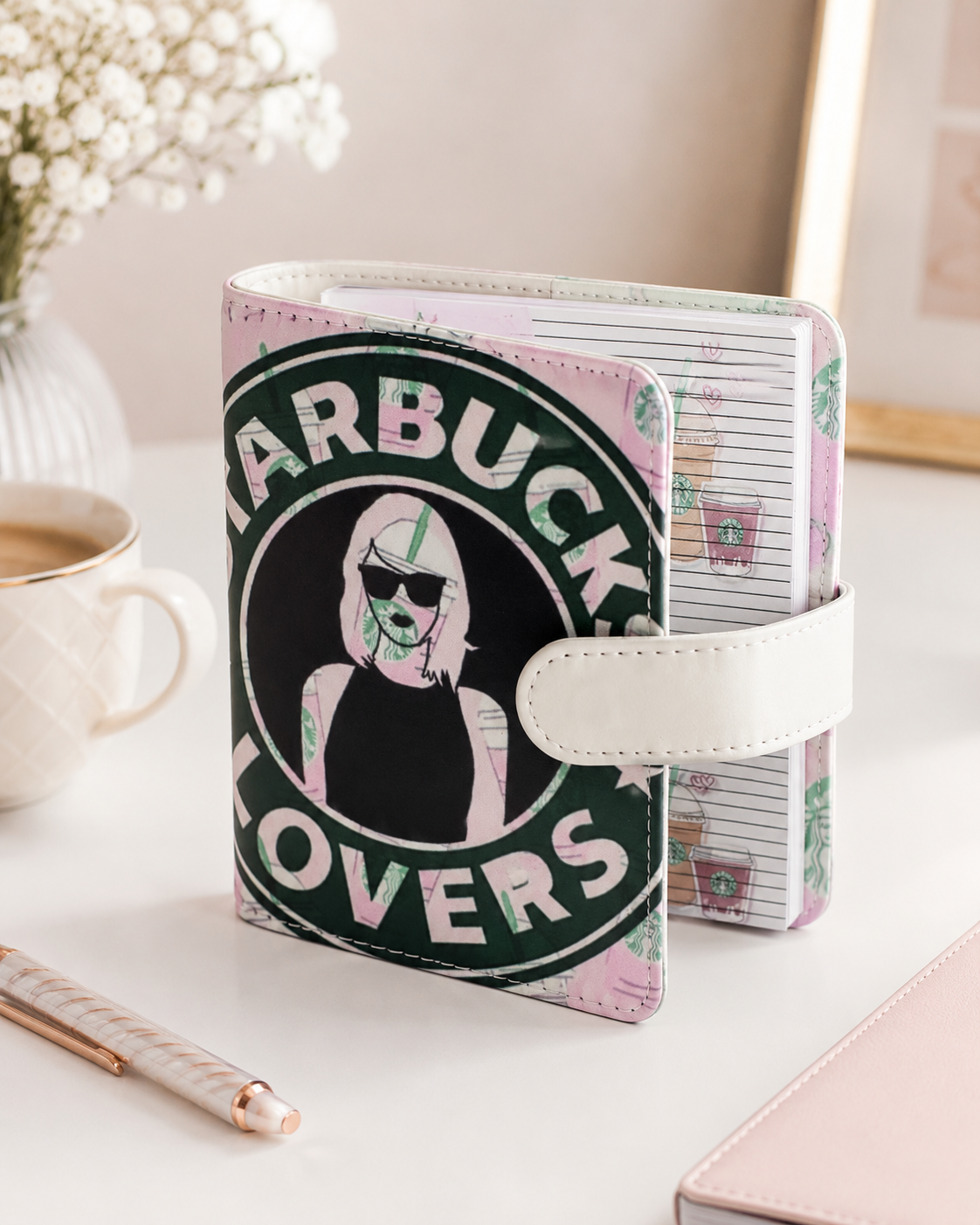 Starbucks Lovers M6 binder lifestyle view