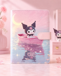 Pink Starlight Kuromi A5 binder front view